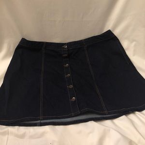 NWT Cato Denim Button Down Skirt! 22W